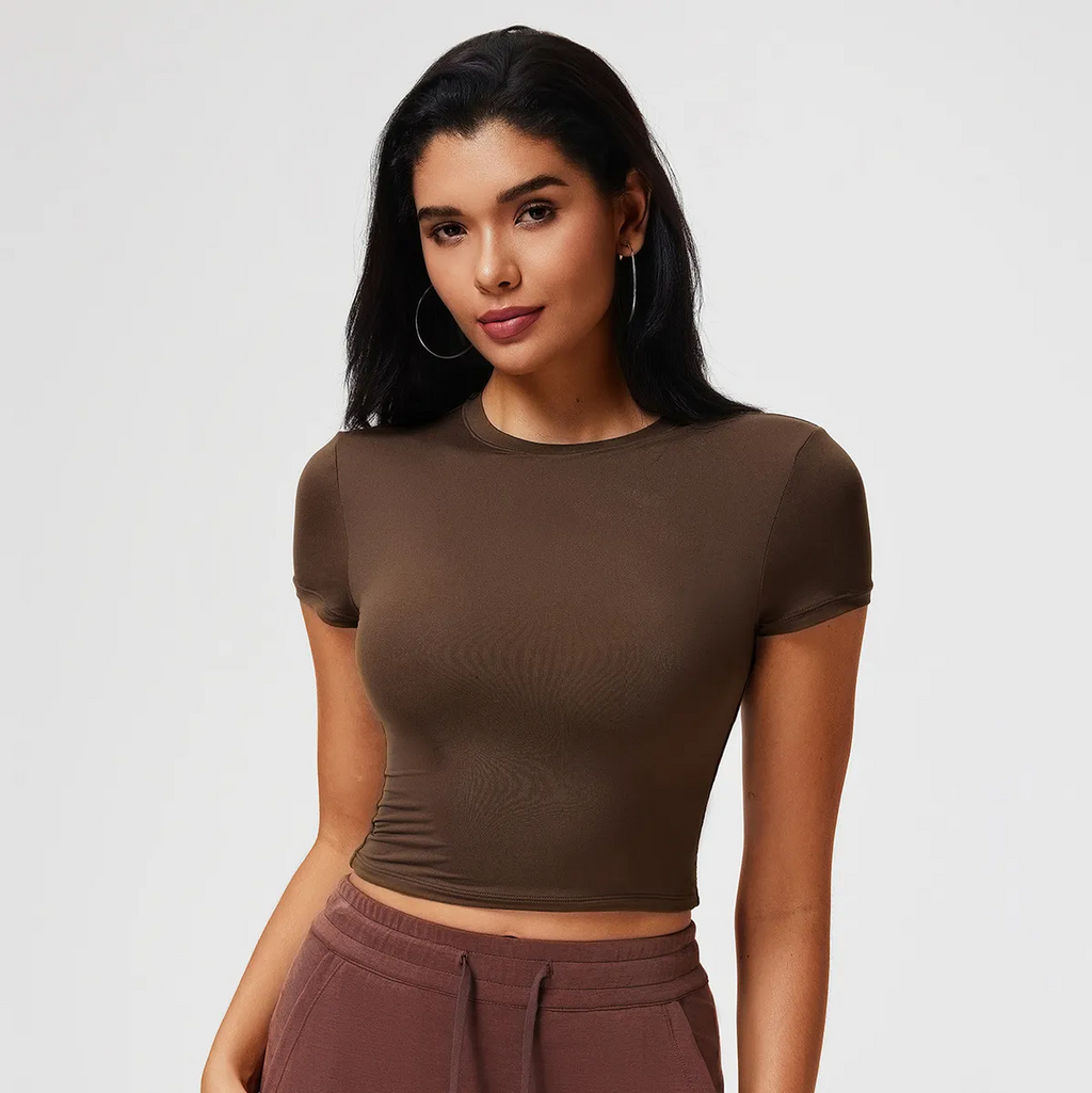 LuxeSkin™ Ultra-Stretch Contour Tee