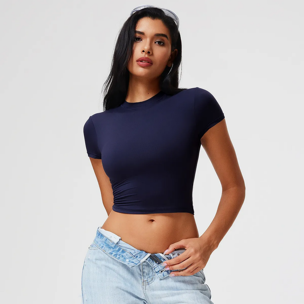 LuxeSkin™ Ultra-Stretch Contour Tee